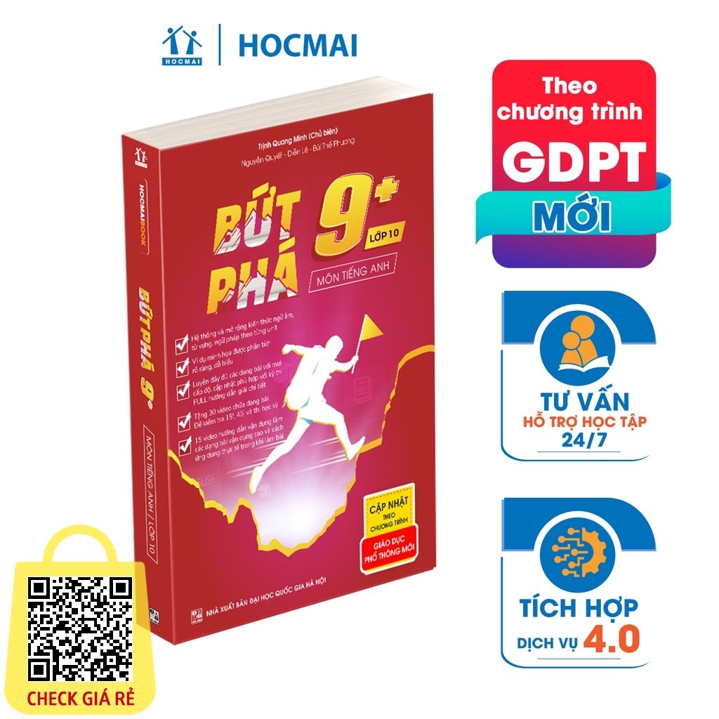 Sách Bứt phá 9+ môn Tiếng anh lớp 10 HOCMAI