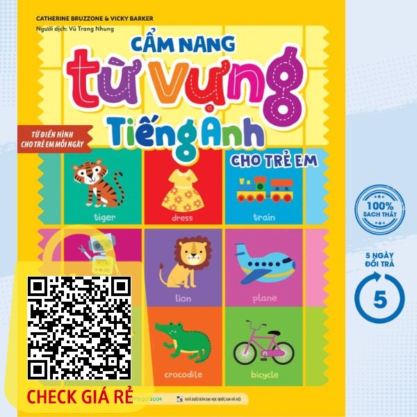 Sách Cẩm Nang Từ Vựng Tiếng Anh Cho Trẻ Em MEGABOOK