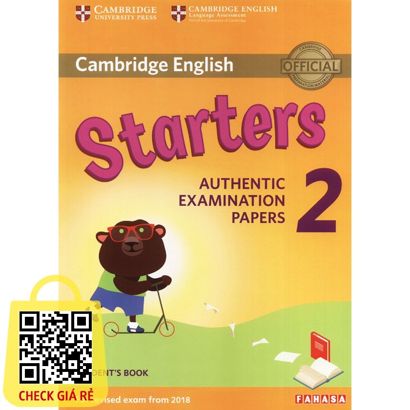 Sách Cambridge English Starters 2 (For revised exam from 2018)