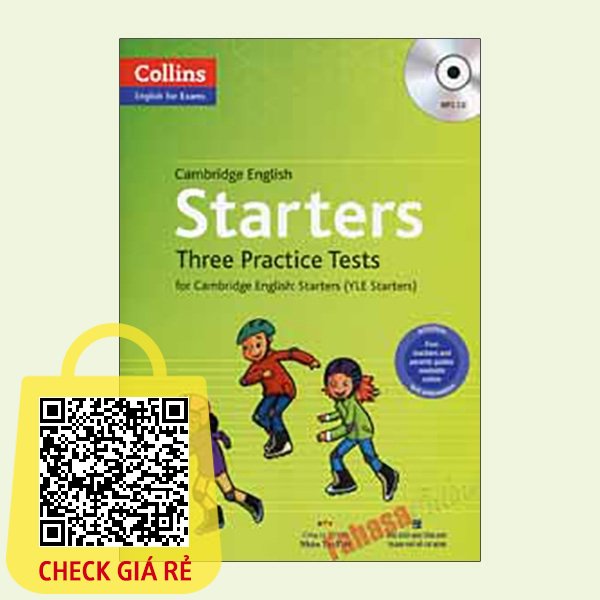 Sách Cambridge English Starters Three Practice Tests (+CD) + Audio Scripts & Answer Key (Bộ)