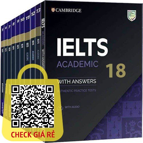 Sách Cambridge IELTS Academic Combo 17 Cuốn Ôn Luyện Thi IELTS Tặng Kèm Audio