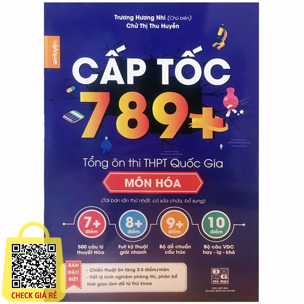 Sách - Cấp Tốc 789+ Tổng ôn thi THPT Quốc Gia Môn Hóa