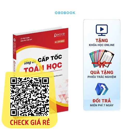 Sách Cấp Tốc Ôn Thi Môn Toán Học Kỳ Thi Tốt Nghiệp THPT Quốc Gia 2023 OBOBOOK