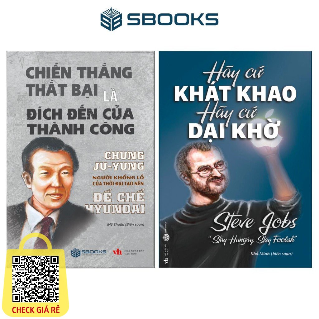 Sách Combo 2 Cuốn: Chiến Thắng Thất Bại Là Đích Đến Của Thành Công + Hãy Cứ Khát Khao Hãy Cứ Dại Khờ SBOOKS