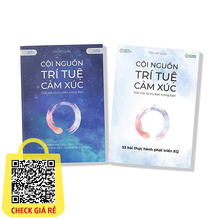 Sách - Combo 2 cuốn EQ Cội Nguồn Trí Tuệ Cảm Xúc (Lý thuyết & Thực hành - Giải mã vũ trụ bên trong bạn)