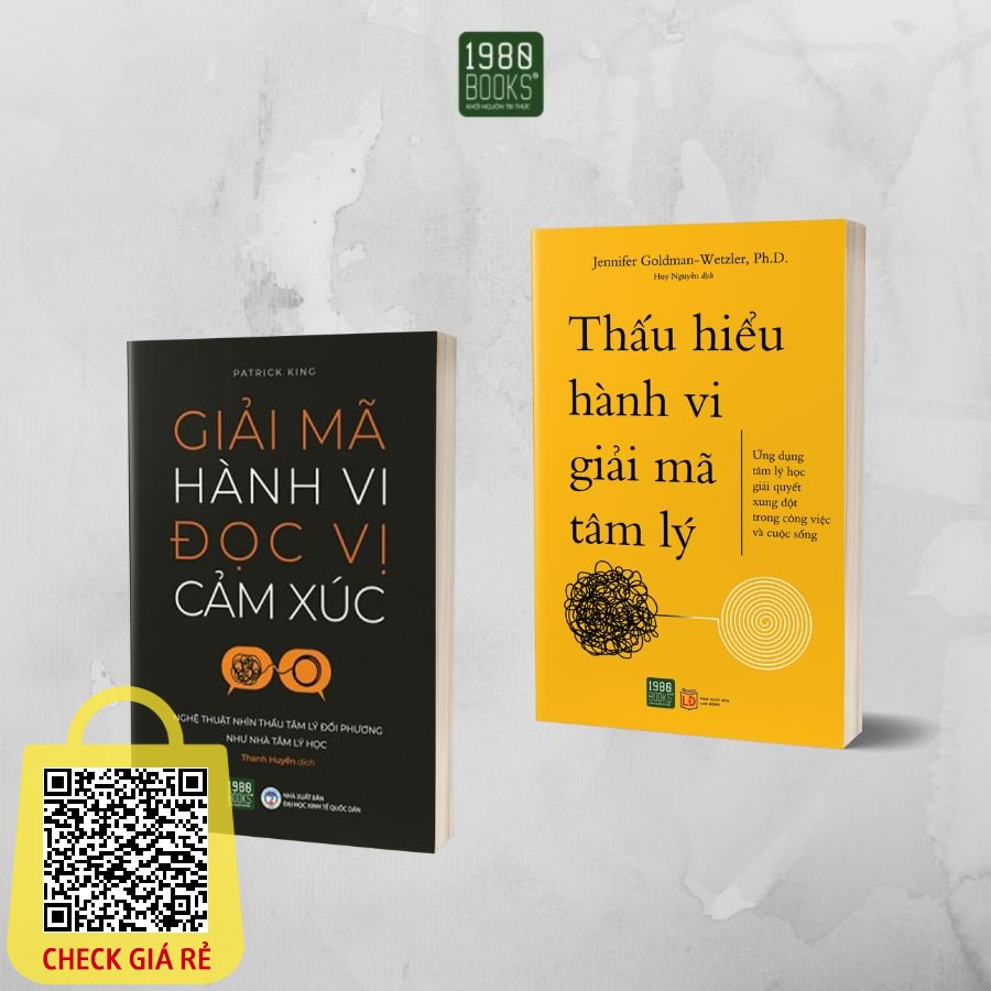 Sách: Combo 2 cuốn Giải mã hành vi đọc vị cảm xúc + Thấu hiểu hành vi giải mã tâm lý