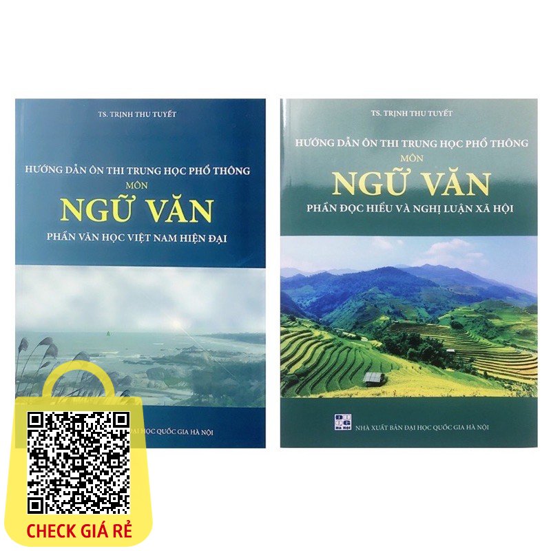 Sách -(Combo 2 cuốn) Hướng Dẫn Ôn Thi THPT Môn Ngữ Văn (Phần Văn Học Việt Nam Hiện Đại-Phần Đọc Hiểu Và Nghị Luận Xã Hội