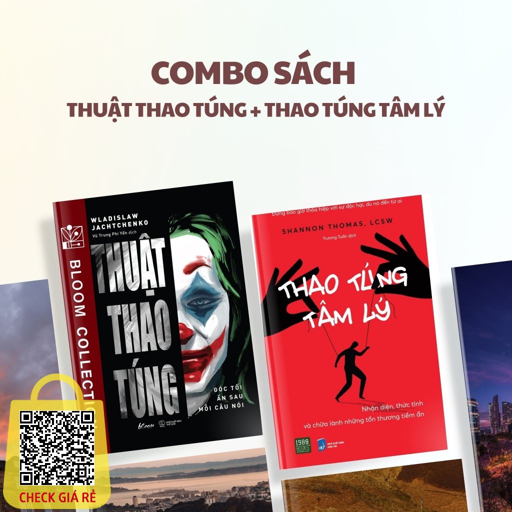 Sách Combo 2 cuốn Thuật Thao Túng Góc Tối Ẩn Sau Mỗi Câu Nói (AZ) + Thao túng tâm lý