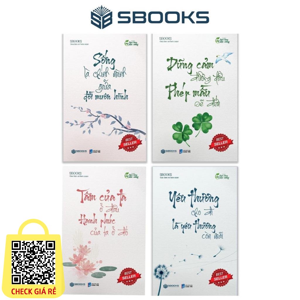 Sách Combo 4 Cuốn Quà Tặng Cuộc Sống SBOOKS