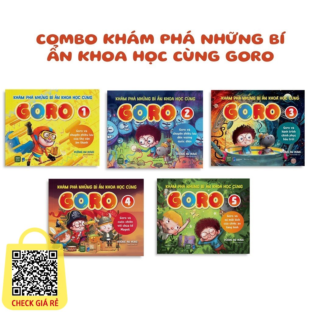 Sách Combo 5 Cuốn Khám Phá Những Bí Ẩn Khoa Học Cùng GORO