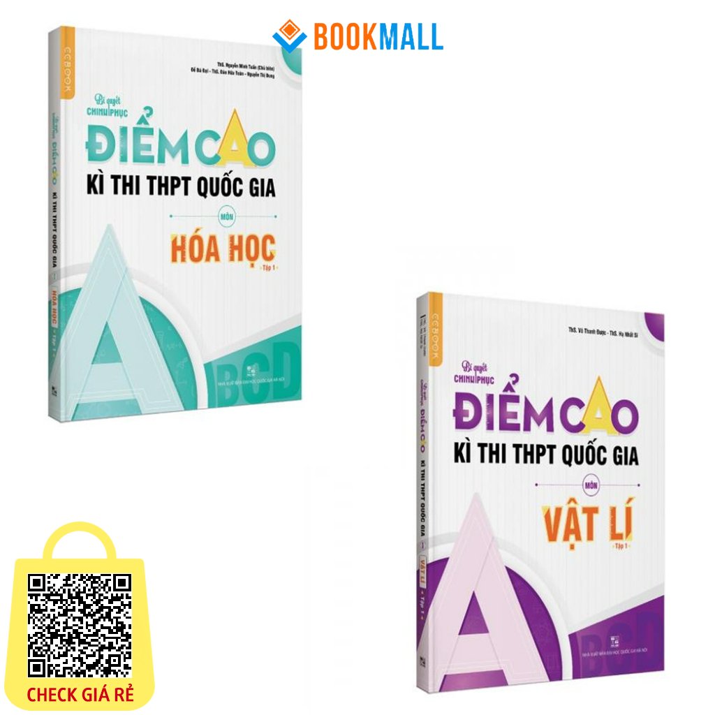 Sách Combo Bí Quyết Chinh Phục Điểm Cao kì Thi THPT Quốc Gia Hóa Học Vật Lí Tập 1