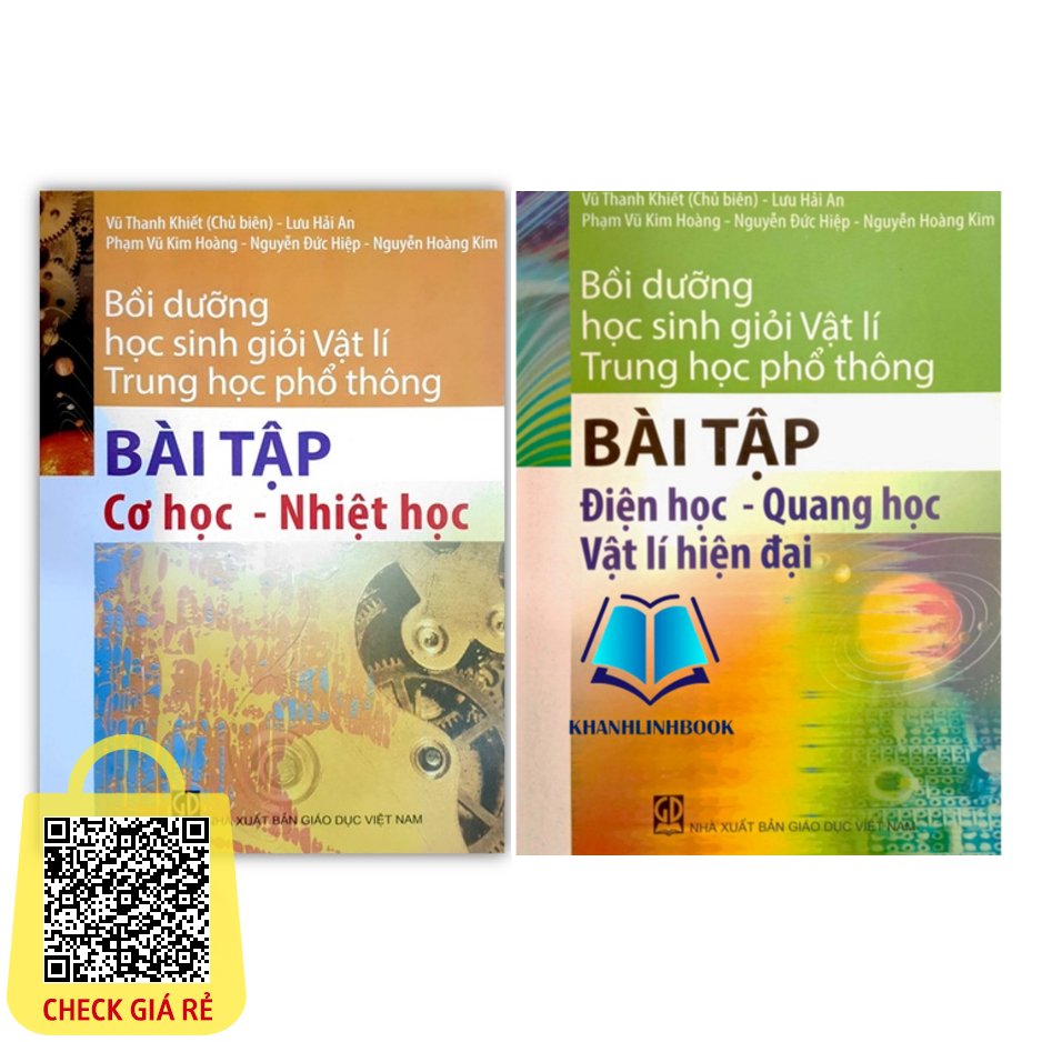 Sách Combo Bồi Dưỡng Học Sinh Giỏi Vật Lí Thpt Bài Tập Cơ Học Nhiệt Học + Điện học quang học vật lí hiện đại