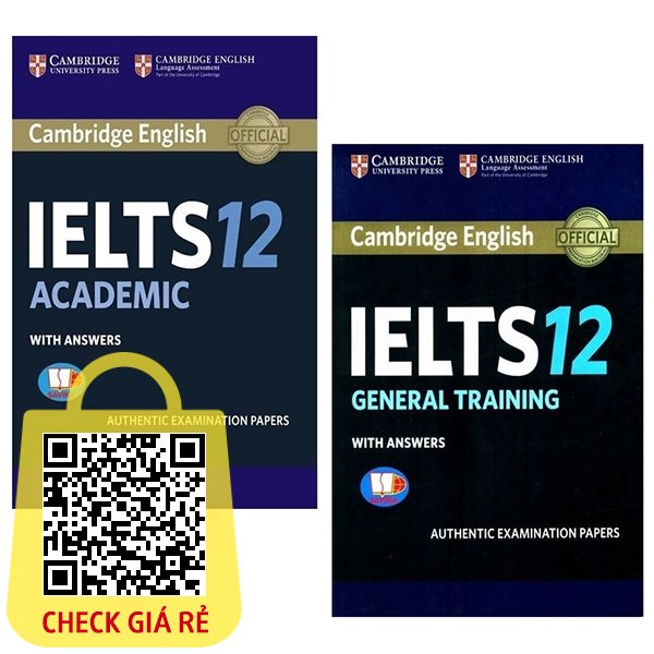 Sách Combo Cambridge Ielts 12 (Bộ 2 Tập)