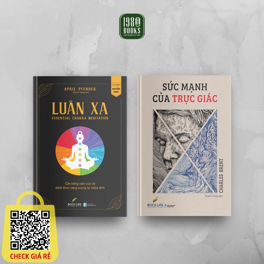 Sách Combo Luân Xa + Sức Mạnh Của Trực Giác