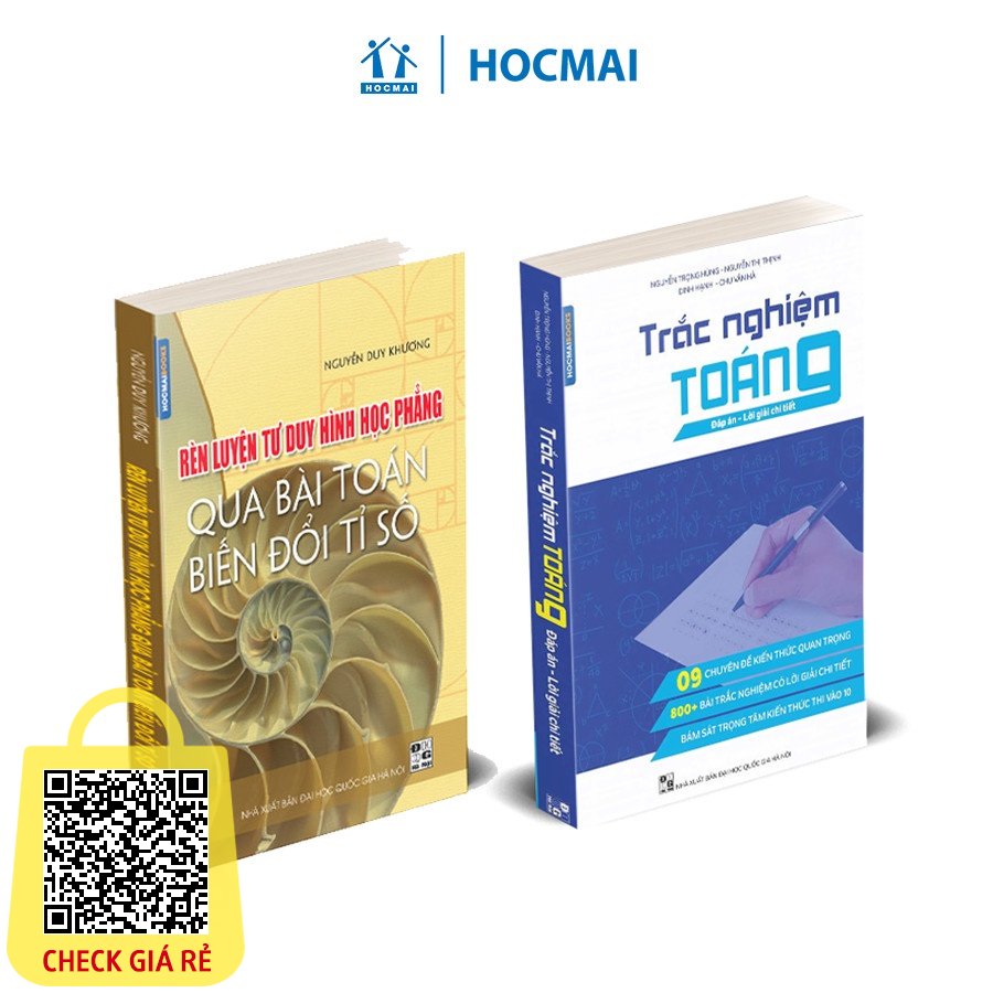 Sách Combo luyện thi vào 10 toán Trắc nghiệm Toán 9  Rèn tư duy hình học phẳng qua bài toán biến đổi tỉ số