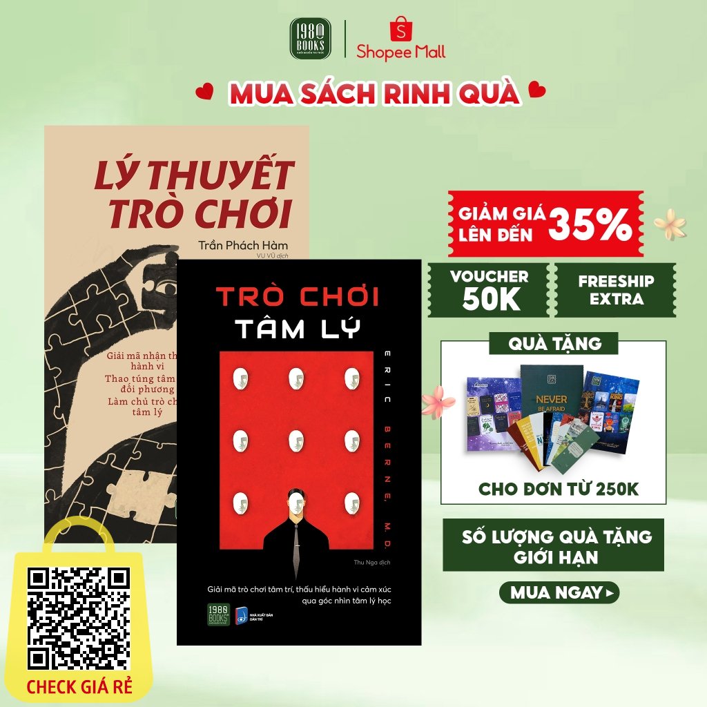 Sách Combo Trò Chơi Tâm Lý + Lý Thuyết Trò Chơi