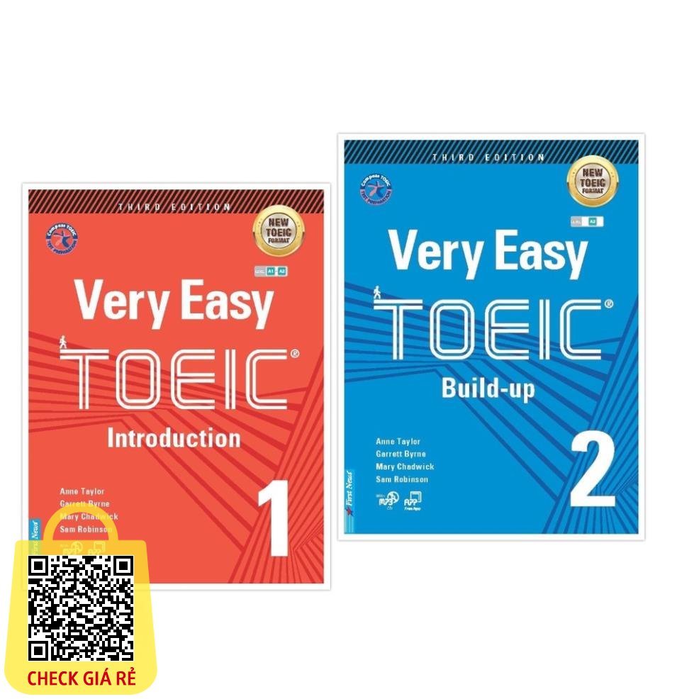 Sách Combo Very Easy Toeic 1 + Very Easy Toeic 2 First News BẢN QUYỀN