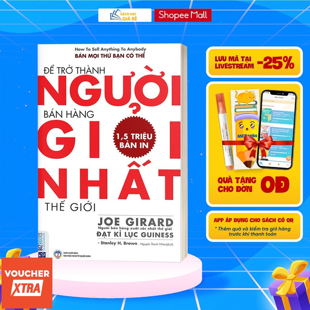 Sách Để trở thành người bán hàng giỏi nhất thế giới - BizBooks