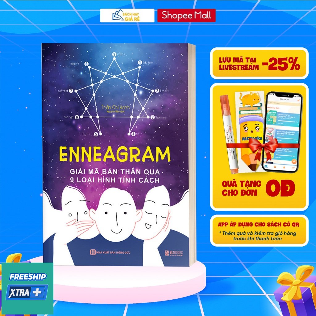 Sách Enneagram: Giải mã bản thân qua 9 loại hình tính cách - Bizbooks