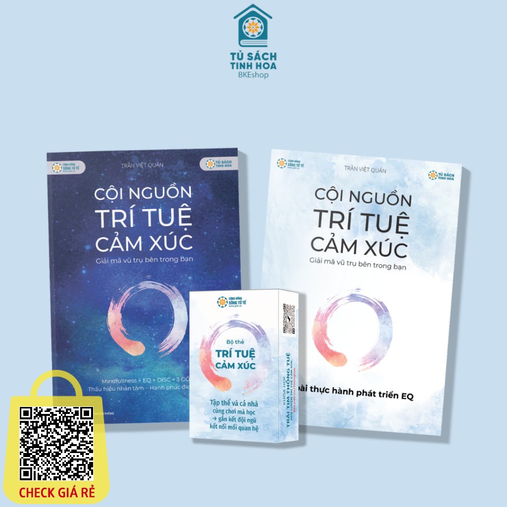 Sách EQ Cội Nguồn Trí Tuệ Cảm Xúc (Trọn Bộ) - Cân Bằng Cảm Xúc Làm Chủ Nội Tâm Xóa Tan Căng Thẳng