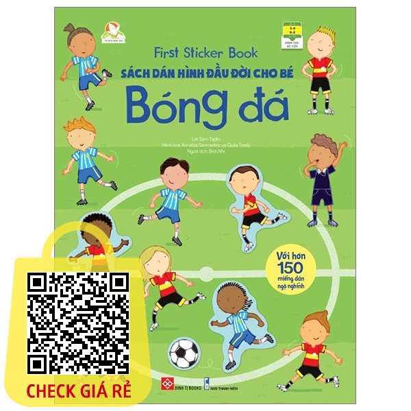 Sách First Sticker Book Sách Dán Hình Đầu Đời Cho Bé Bóng Đá