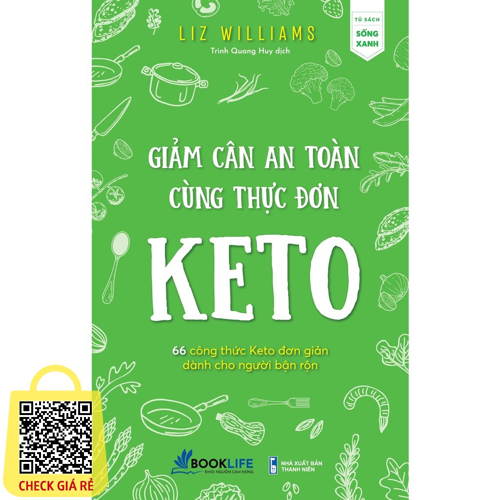 Sách Giảm cân an toàn cùng thực đơn Keto Liz Williams (1980BOOKS HCM)