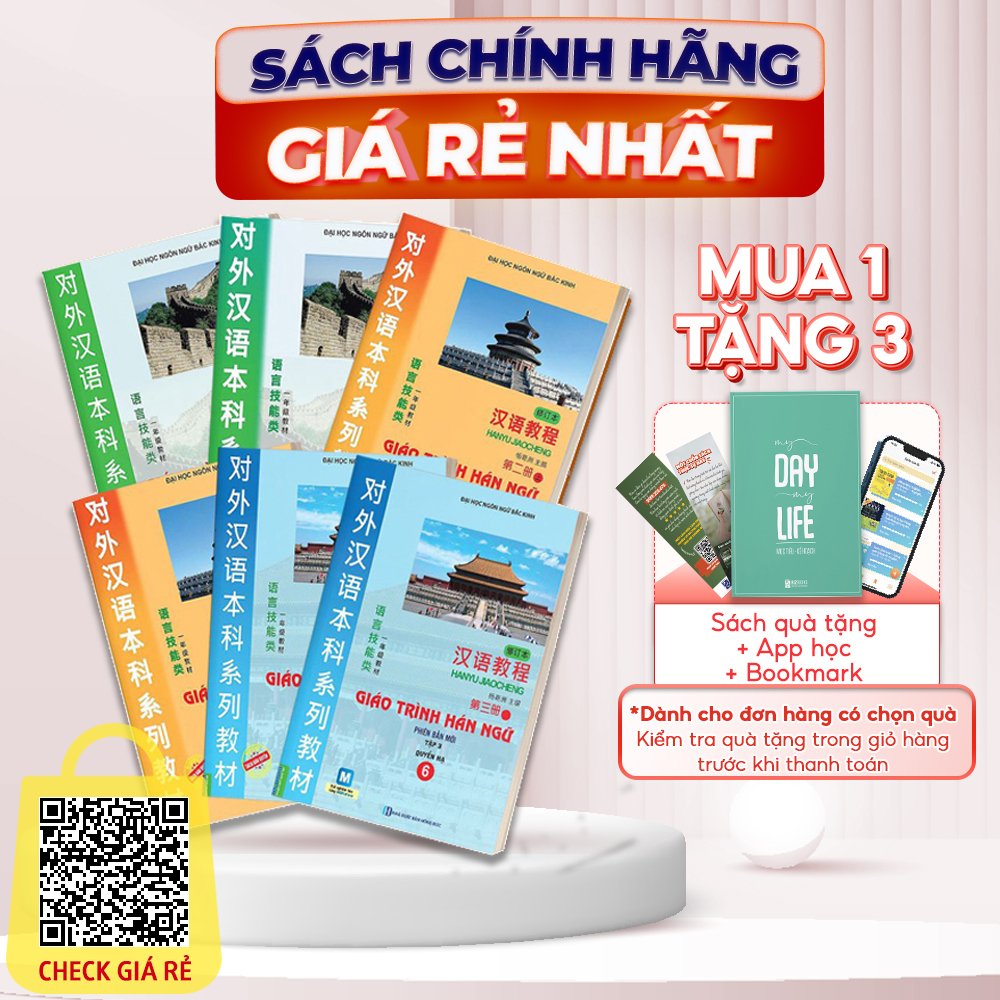 Sách Giáo trình Hán Ngữ 6 Cuốn Phiên Bản Mới Chính Hãng Quyển Thượng Quyển Hạ Sách Học Tiếng Trung