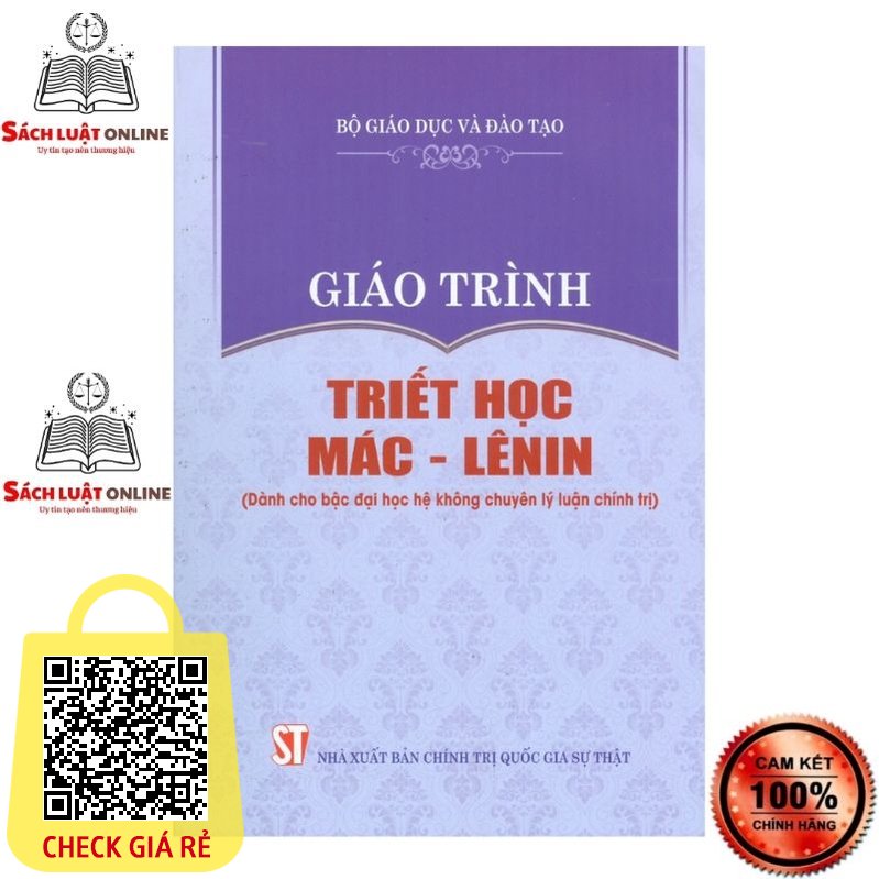 Sách Giáo trình Triết học Mác Lênin (Dành cho bậc Đại học hệ không chuyên Lý luận chính trị)