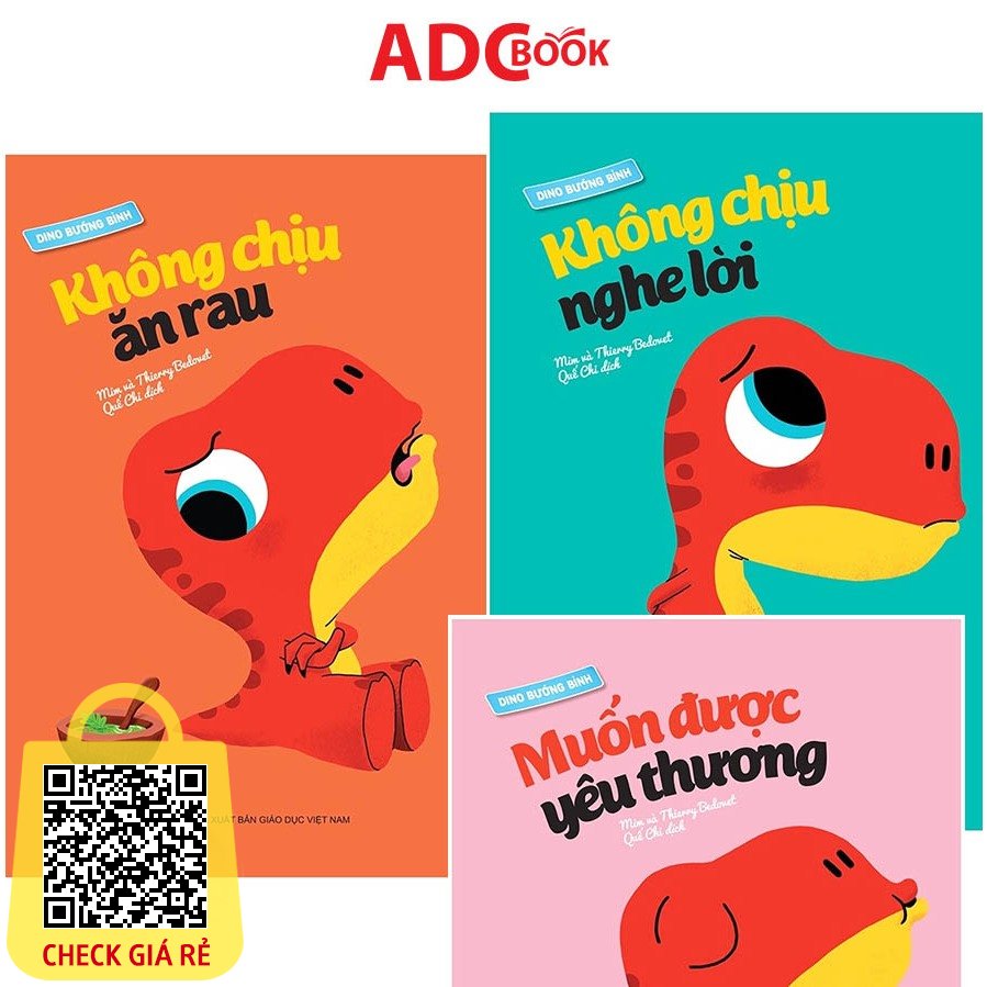 Sách Giúp bé rèn thói quen tốt Dino bướng bỉnh Truyện tranh cho bé