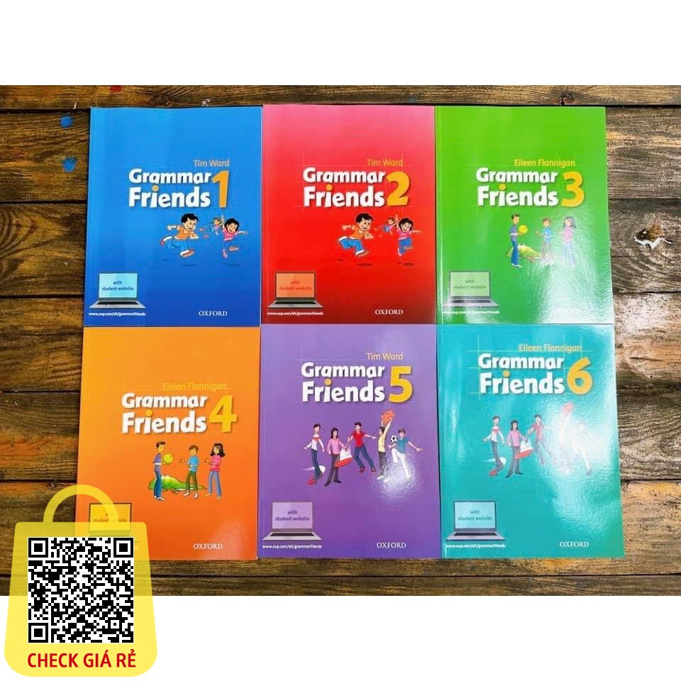 Sách Grammar friends student book nhập 6 quyển kèm file answer key