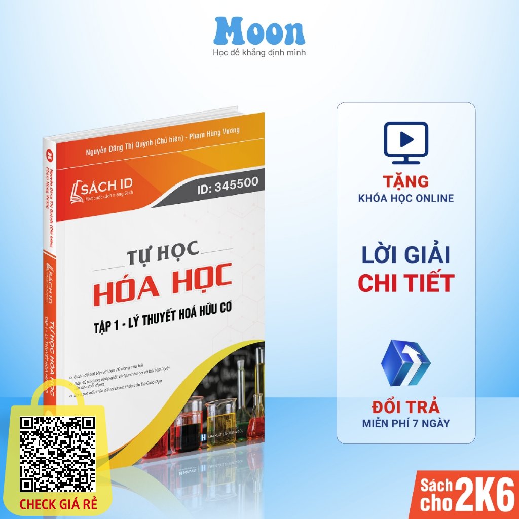 Sách hoá học luyện thi thpt quốc gia và đánh giá năng lực 2023 - 3000 câu hỏi lý thuyết hữu cơ lớp 12.