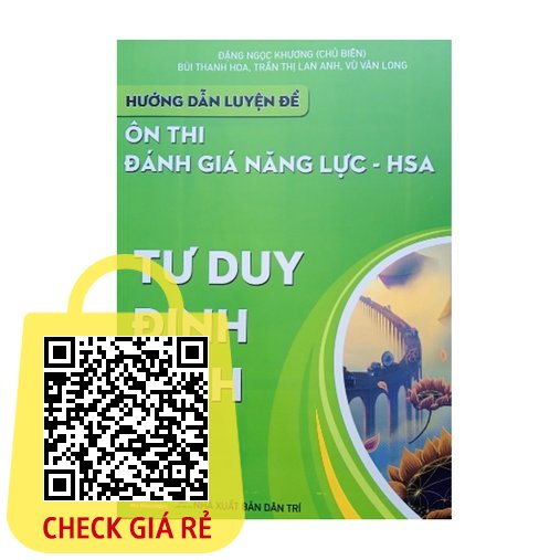 Sách Hướng dẫn luyện đề ôn thi Đánh giá năng lực Phần Định tính