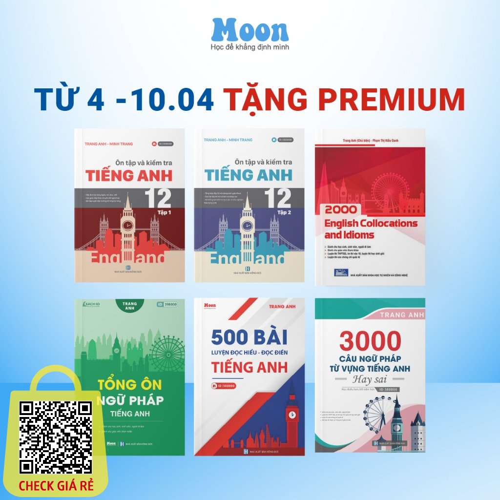 Sách ID tiếng anh lớp 12 ôn luyện thi thpt quốc gia 2023 cô Trang Anh