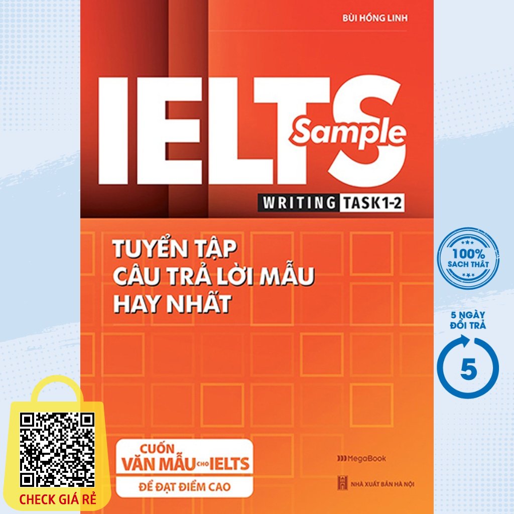 Sách Ielts Sample Writing Task 1-2 Tuyển Tập Câu Trả Lời Mẫu Hay Nhất MEGA