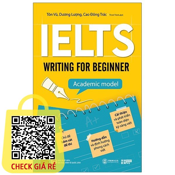 Sách IELTS WRITING FOR BEGINNER Academic Model TTR Bookstore