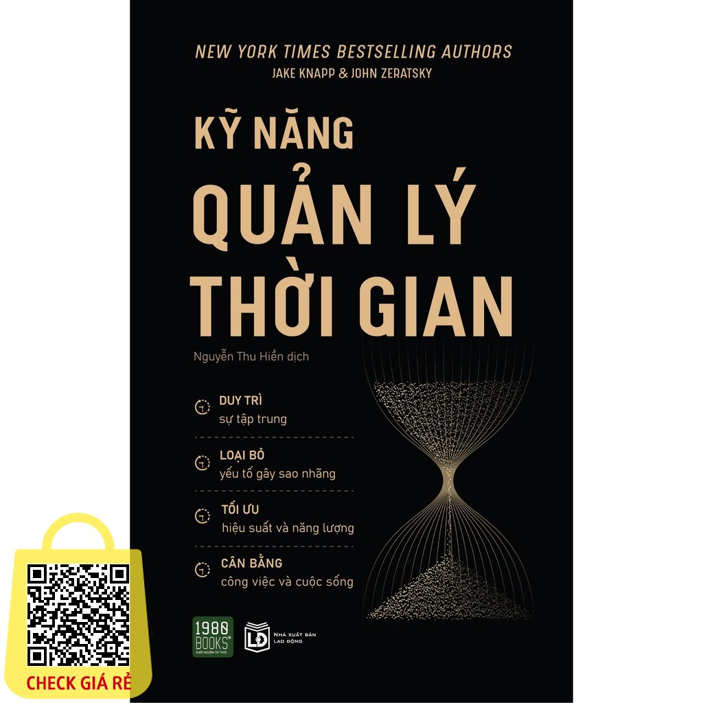 Sách Kỹ năng quản lý thời gian Jake Knapp & John Zeratsky (1980BOOKS HCM)