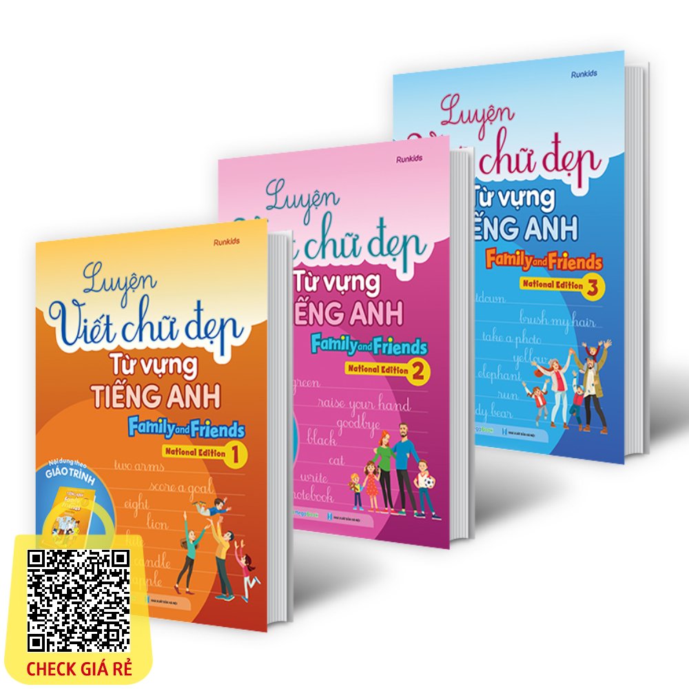 Sách Luyện Viết Chữ Đẹp Từ Vựng Tiếng Anh Family And Friends National Edition (MEGABOOK)