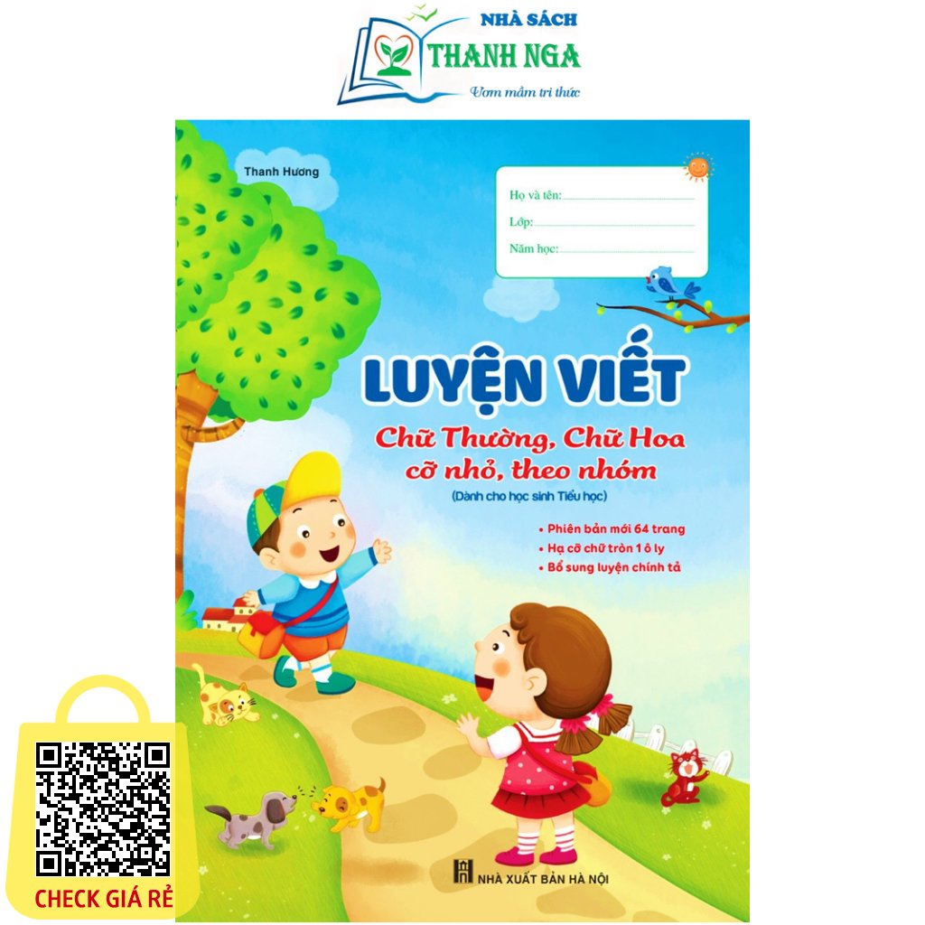 Sách Luyện Viết Chữ Thường - Chữ Hoa - Cỡ Nhỏ - Theo Nhóm