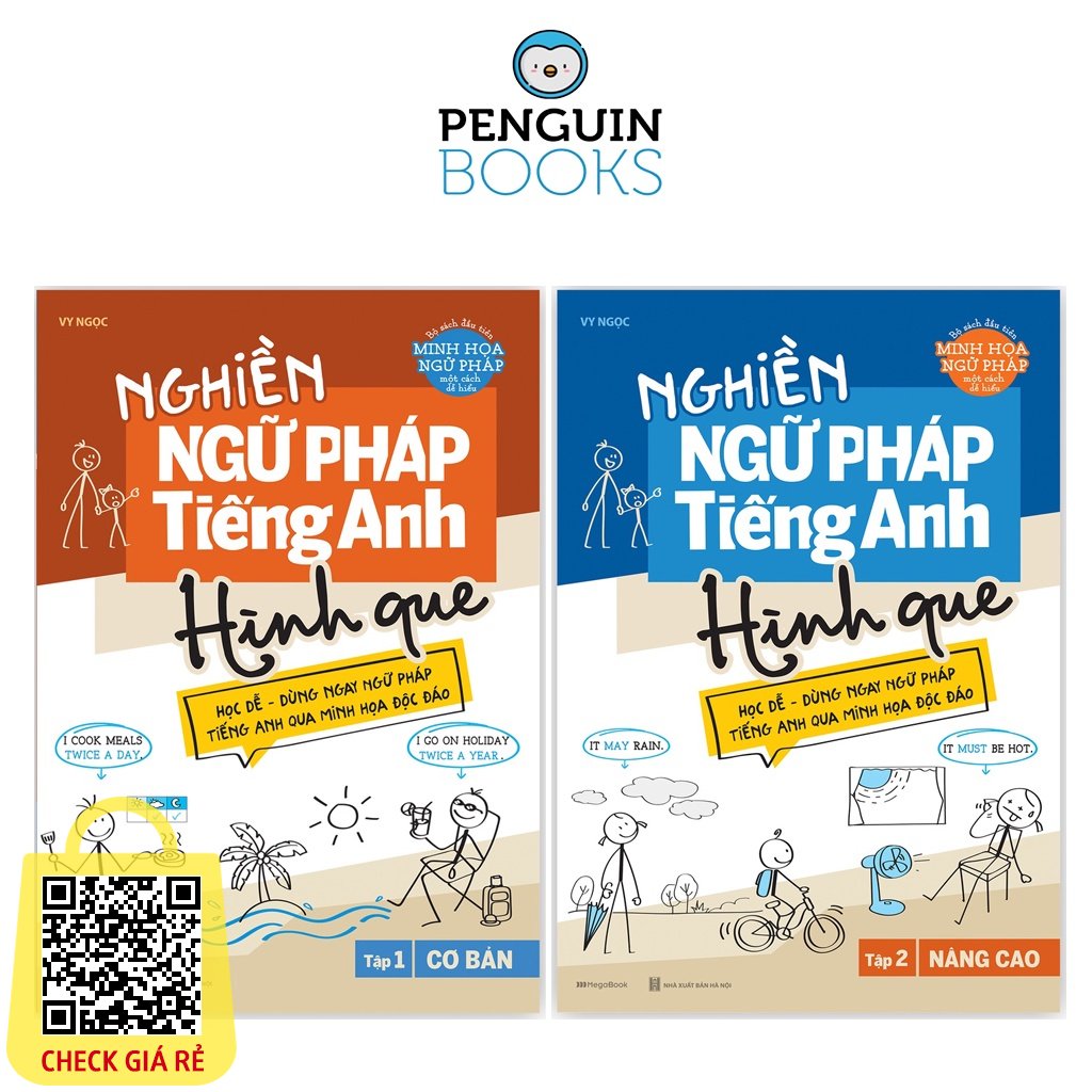 Sách Megabook Nghiền ngữ pháp Tiếng Anh hình que