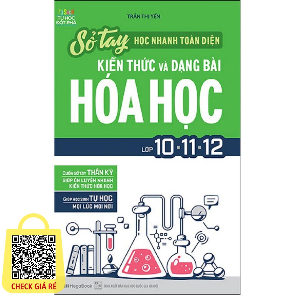 Sách Megabook Sổ Tay Học Nhanh Toàn Diện Kiến Thức Và Dạng Bài Hóa Học Lớp 10 11 12