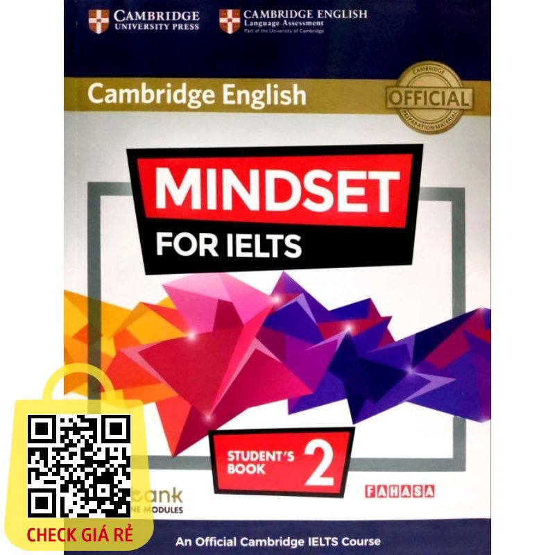 Sách mindset for ielts 2 hàng pass không có CD ( ảnh thật )