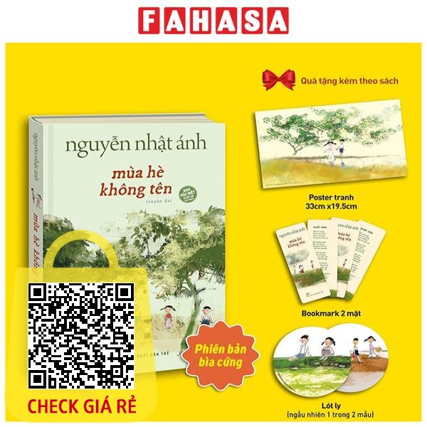 Sách Mùa Hè Không Tên Bìa Cứng Tặng Kèm Bookmark 2 Mặt + Poster Tranh + Lót Ly + Chữ Ký Ngẫu Nhiên