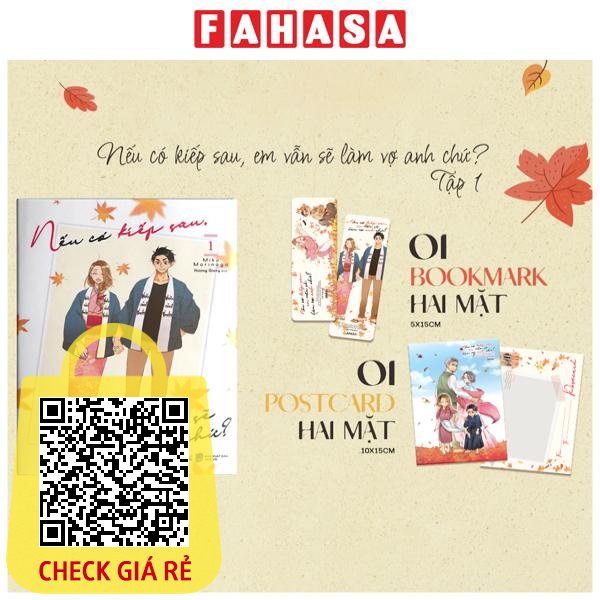 Sách Nếu Có Kiếp Sau, Em Vẫn Sẽ Làm Vợ Anh Chứ? - Tập 1 - Tặng Kèm Bookmark Hai Mặt + Postcard Hai Mặt