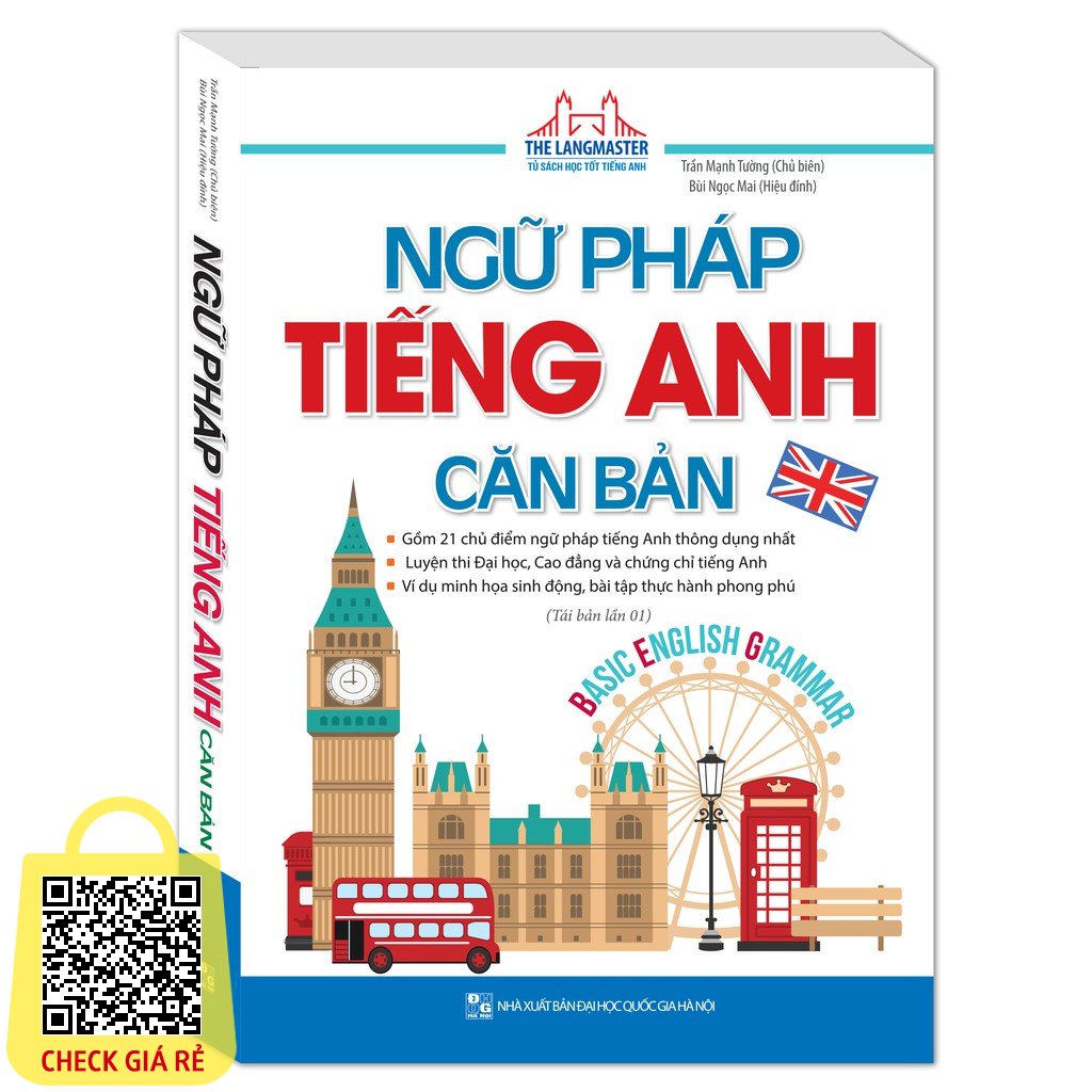 Sách - Ngữ pháp tiếng Anh căn bản (Tái bản 01) Tặng Kèm Bookmark