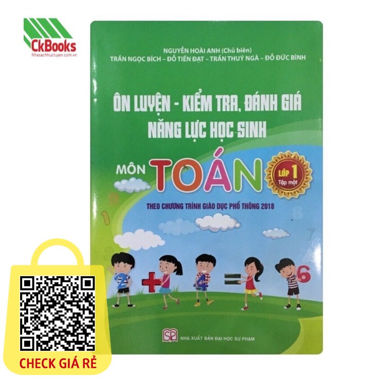 Sách Ôn luyện kiểm tra đánh giá năng lực học sinh môn Toán lớp 1 kì 1