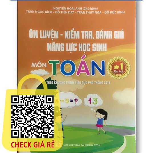 Sách Ôn luyện kiểm tra, đánh giá năng lực học sinh môn toán lớp 1 tập 2