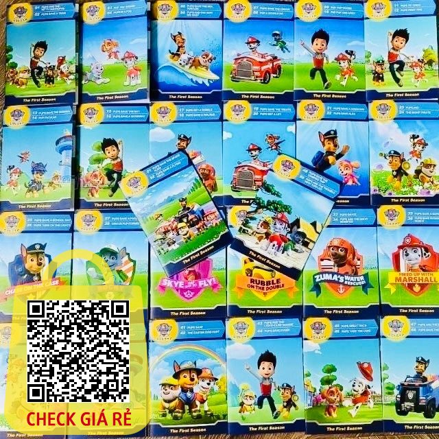 Sách Paw Patrol Season 1 Chú chó cứu hộ nhập màu 26 quyển kèm file video và audio