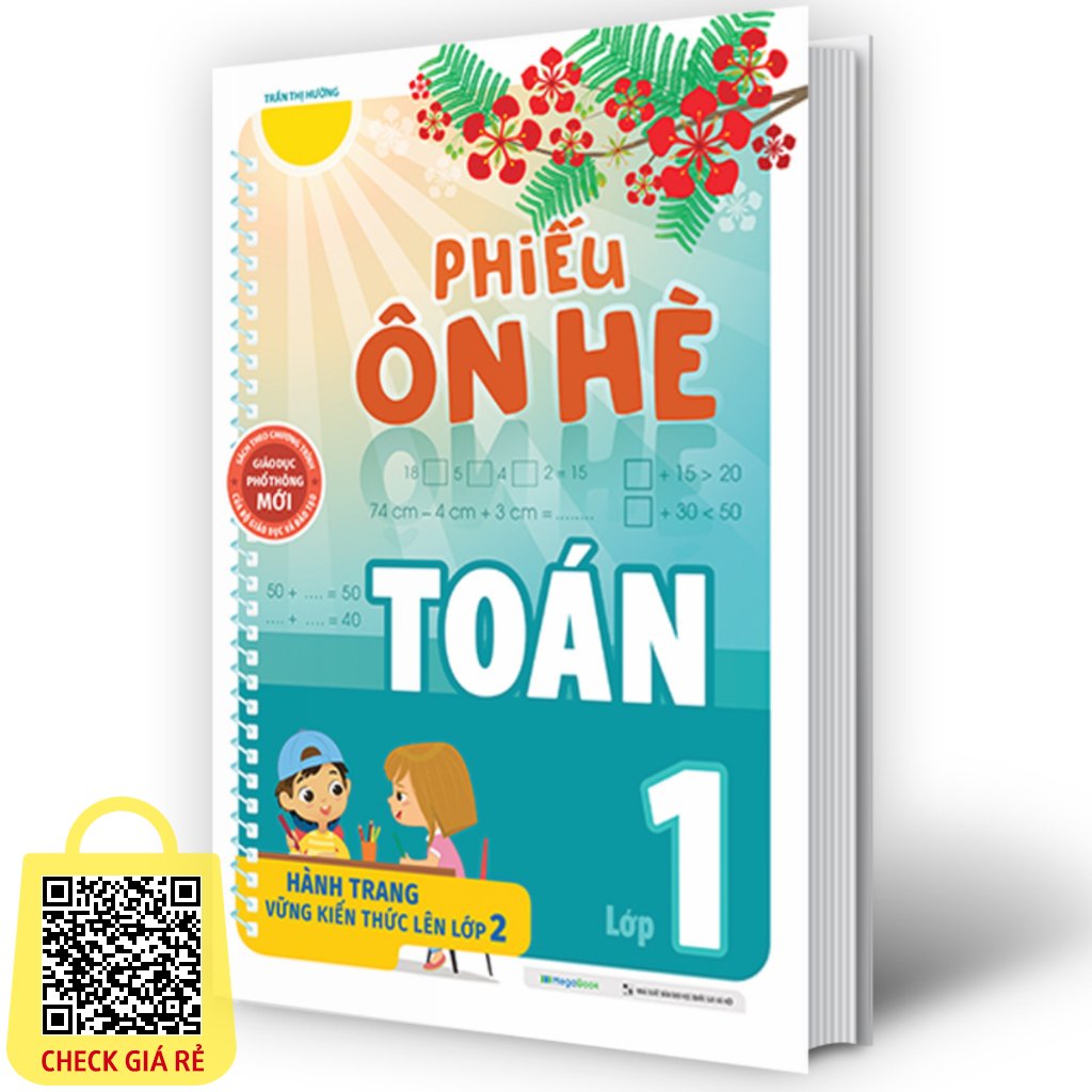 Sách Phiếu Ôn Hè Toán Lớp 1 Hành Trang Vững Kiến Thức Lên Lớp 2 MEGABOOK