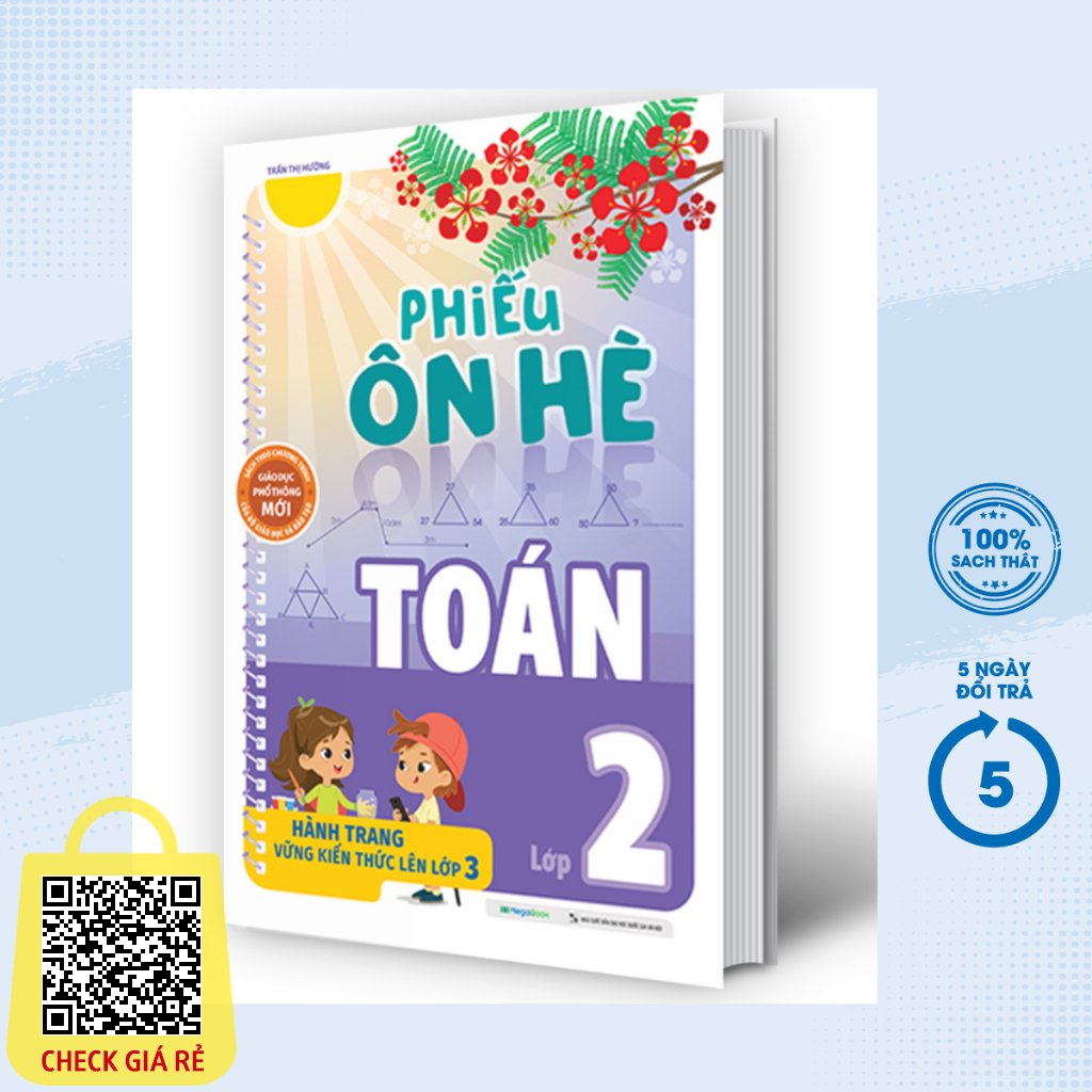 Sách Phiếu Ôn Hè Toán Lớp 2 Hành Trang Vững Kiến Thức Lên Lớp 3 MEGABOOK