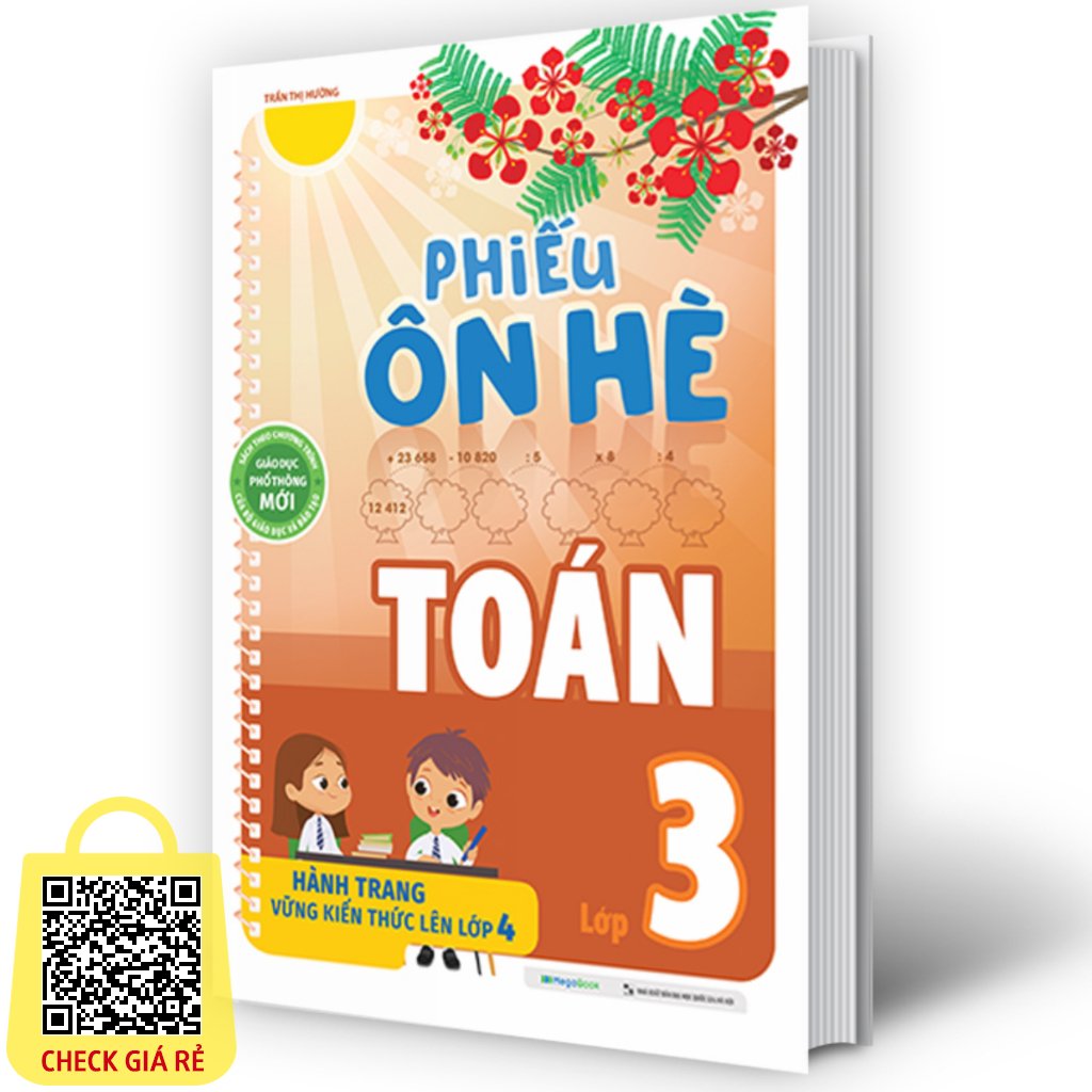 Sách Phiếu Ôn Hè Toán Lớp 3 Hành Trang Vững Kiến Thức Lên Lớp 4 MEGABOOK